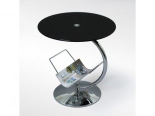 Konferenční stůl Alma - černé sklo