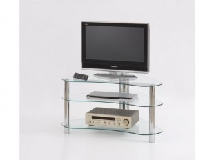 Televizní stolek RTV-13 - čiré sklo
