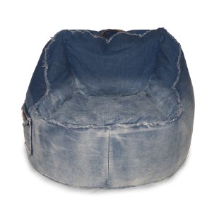 Sedací vak Jeans Chair blue