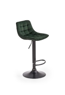 Barová židle H-95, tmavě zelená