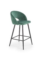 Barová židle H-96, tmavě zelená