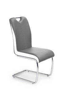 Kovová židle K184, šedá