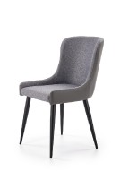 Jídelní židle K333, tmavě/světle šedá