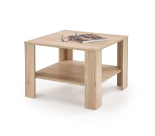 Konferenční stolek Kwadro, čtverec, dub san remo