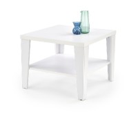 Konferenční stolek Manta, čtverec, bílá