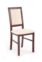 Jídelní židle Sylwek BIS 1, tmavý ořech / cayenne 1112