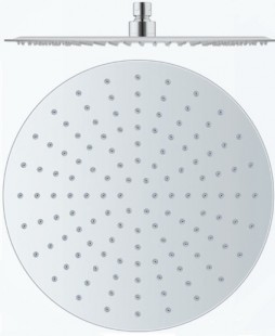 Hlavová sprcha kulatá kovová o 20 cm, Barva: nerez