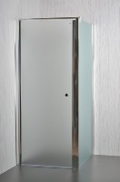 Sprchový kout rohový jednokřídlý MOON A 9 grape sklo 85 - 90 x 86,5 - 88 x 195 cm