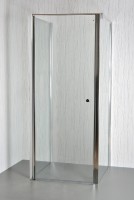 Sprchový kout nástěnný jednokřídlý MOON B 4 čiré sklo 85 - 90 x 86,5 - 88 x 195 cm