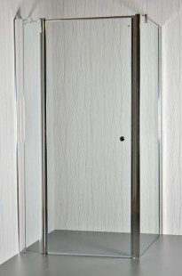 Sprchový kout rohový jednokřídlý MOON D 4 čiré sklo 101 - 106 x 86,5 - 88 x 195 cm