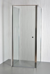 Sprchový kout nástěnný jednokřídlý MOON B 14 čiré sklo 85 - 90 x 76,5 - 78 x 195 cm