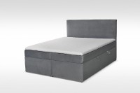 Manželská postel Boxspring basic + rošt, lamino, postel 160x200cm