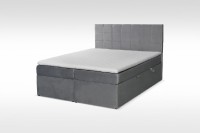 Manželská postel Boxspring soft + rošt, lamino, 180x200 cm