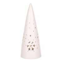 Kužel porcelánový s LED světlem. ALA1503, sada 4 ks