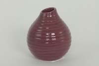 (R3) Váza keramická, barva fialová ARL020-PURPLE