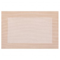 Prostírání plastové - přírodní bílá 30x45cm DK688493, sada 12 ks