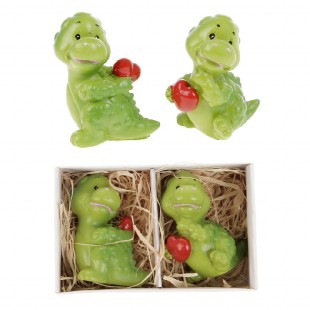Dino, 2 kusy v krabičce. Dekorace z polyresinu, cena 1 krabičku FP8060, sada 12 ks