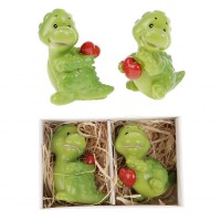 Dino, 2 kusy v krabičce. Dekorace z polyresinu, cena 1 krabičku FP8060, sada 12 ks