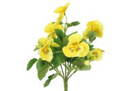 Maceška - umělá kytice, žlutá KT7159, sada 4 ks