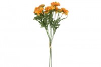 Jiřina, puget, barva oranžová. Květina umělá. KUM3300