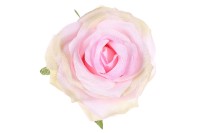 Růže, barva světle růžová, Květina umělá vazbová. Cena za balení 12 ks KUM3311-PINK