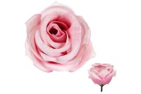 Růže, barva růžová, Květina umělá vazbová. Cena za balení 12 ks KUM3312-PINK