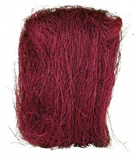 Sisalové vlákno fialové 50 g balené v polybagu MH15025-FIALOVA, sada 10 ks