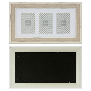 Fotorámeček plastový na 3 fotografie velikost 10x15 cm NB-3587, sada 2 ks