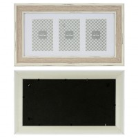 Fotorámeček plastový na 3 fotografie velikost 10x15 cm NB-3587, sada 2 ks
