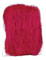 Sisálové vlákno tmavě růžové 50 g baleno v polybagu SIS-TM-RUZOVA