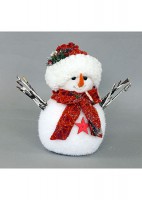 Sněhulák, vánoční dekorace z polystyrenu  TA5011