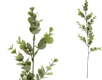 Eukalyptus - umělá větev, barva zelená. UK-059, sada 12 ks