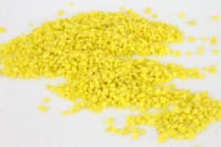 Písek dekorační žlutý 500g YQN001, sada 4 ks