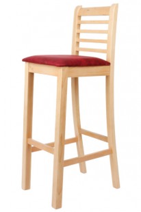 Židle barová čalouněná ŠÁRKA buková Z87