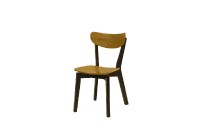 Židle celodřevěná KATEŘINA buková kostra - dubový sedák a opěr Z211