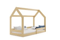 Dětská postel Domek 1 80x160 cm, borovice + rošt a matrace ZDARMA