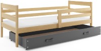 Dětská postel ERYK 1 80x190 cm, borovice/grafitová