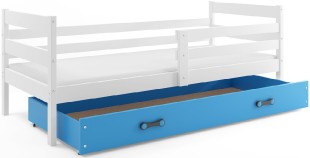 Dětská postel ERYK 1 80x190 cm, borovice/modrá