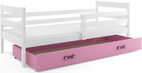 Dětská postel ERYK 1 80x190 cm, borovice/růžová