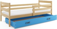 Dětská postel ERYK 1 90x200 cm, borovice/modrá