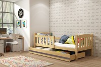 Dětská postel KUBUS 1 80x190 cm, borovice/grafitová