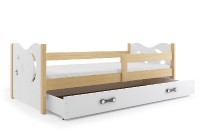 Dětská postel MIKOLAJ 80x160 cm, borovice/bílá