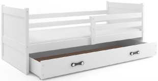 Dětská postel RICO 1 80x190 cm, bílá/bílá