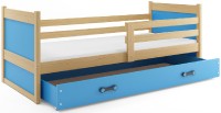 Dětská postel RICO 1 80x190 cm, borovice/modrá
