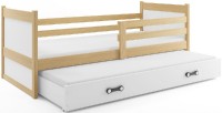 Dětská postel s přistýlkou RICO 2 90x200 cm, borovice/bílá
