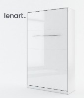 Výklopná postel 120 CONCEPT PRO CP-02P bílá lesk/bílá mat 