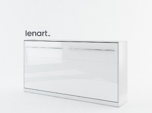 Výklopná postel 90 CONCEPT PRO CP-06P bílá lesk/bílá mat 