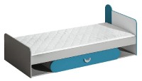FUTURO F13 postel 195 x 80 cm grafit/bílá/výběr barev