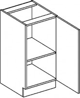 D40P dolní skříňka jednodvéřová GOBI