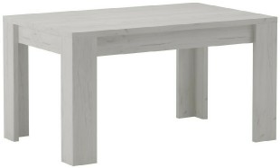 Jídelní stůl rozkládací KORA 120x80 jasan bílý 